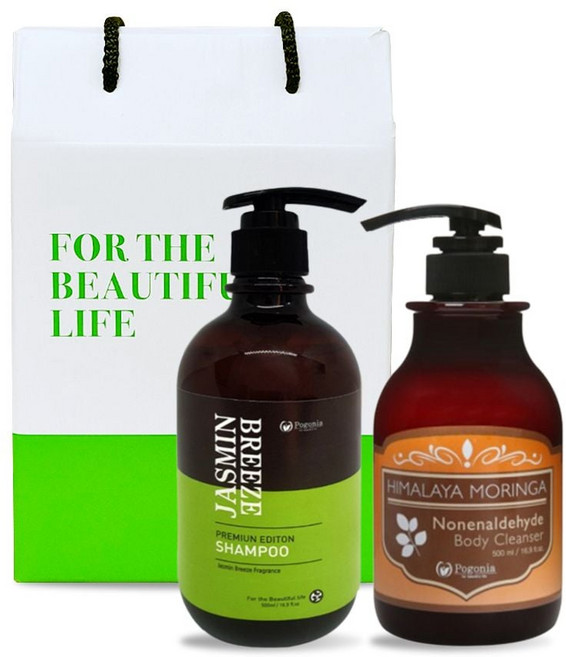 자스민 샴푸+노넨알데하이드 바디클렌져 2종선물세트 hib*046Zg, 1개