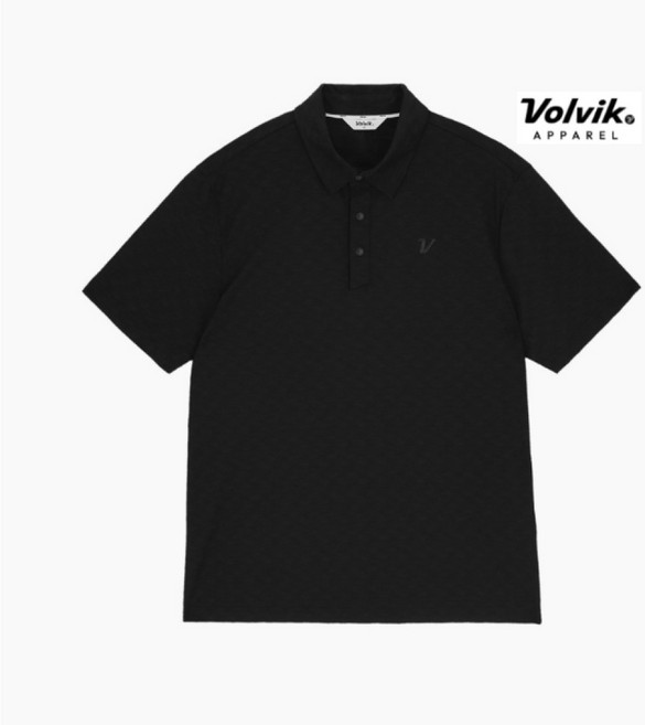 볼빅 남성 골프 VIK-ICE JQD 메쉬 제에리 반팔 티셔츠 VMTSQ592_BK (블랙)