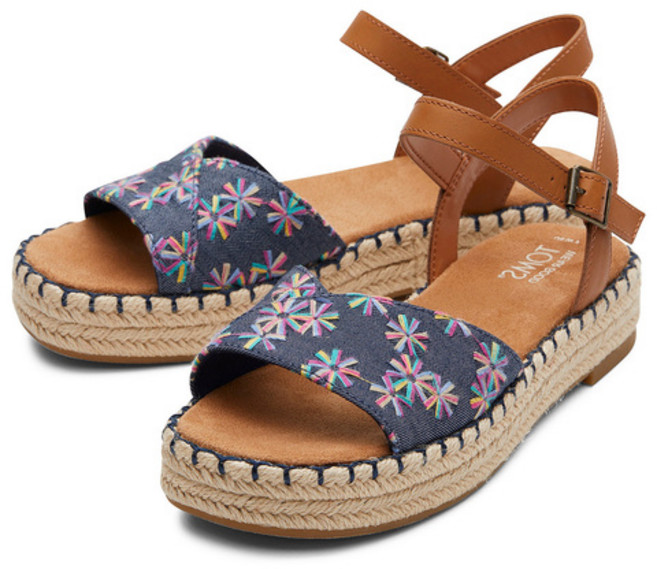 24SS [에비] 네이비 여성 에스파드류 샌들 TOSO4E050N2