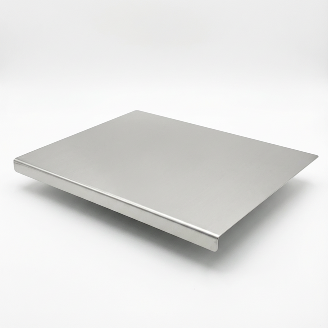 철든남자 국내제작 가정용 와이드 ㄱ자 국산 포스코 스텐도마, 메탈릭실버, 1개