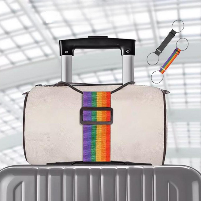 헬스와미 수하물 고정 탄성 스트랩 캐리어 연결 여행 보조 밴드