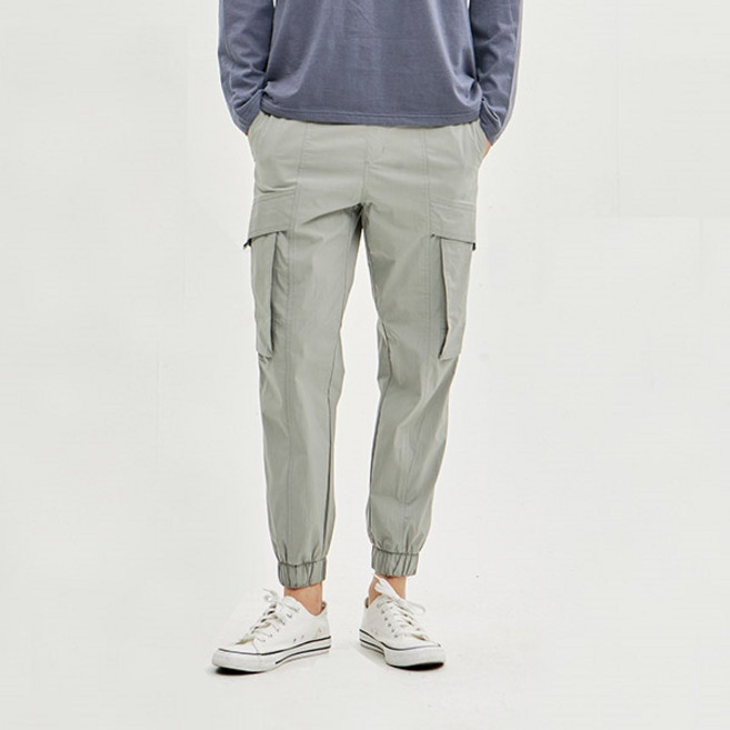 공용) CN 절개 변형 카고 조거 팬츠_AM1WWP248-LG