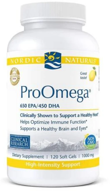 노르딕 내추럴스 프로 오메가3 120캡슐 ProOmega 650 EPA 450 DHA, 120정, 1개 - 쿠팡