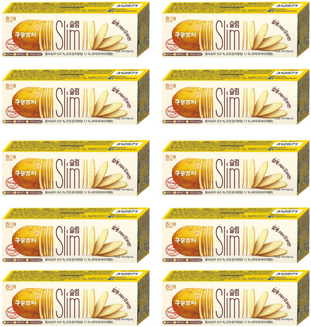 해태 구운감자슬림 80g 감자칩 감자과자