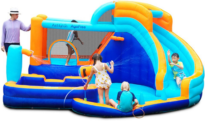 바운스브라더스 3078A 스프링 워터 에어바운스, 1개