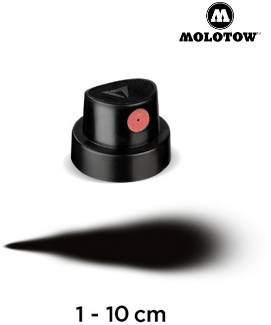 모로토우 캔스프레이 캡 노즐 Wide 분홍 검정 1-10cm 분사 9021 뚜껑 UFA, 1개