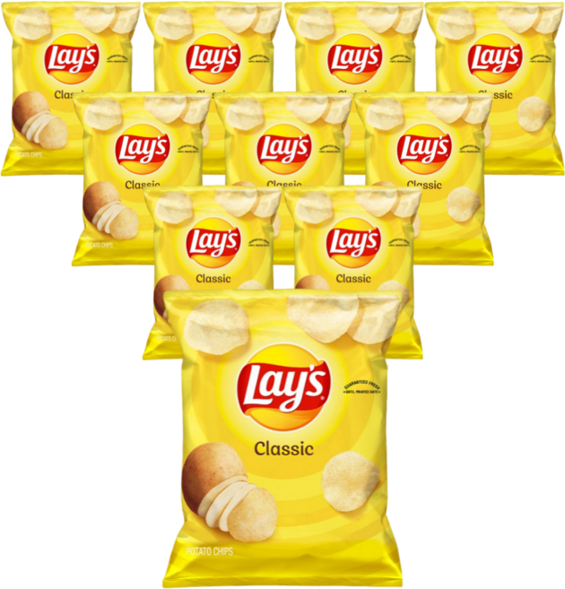 프리토레이 레이스 클래식 감자칩, 42.5g, 10개