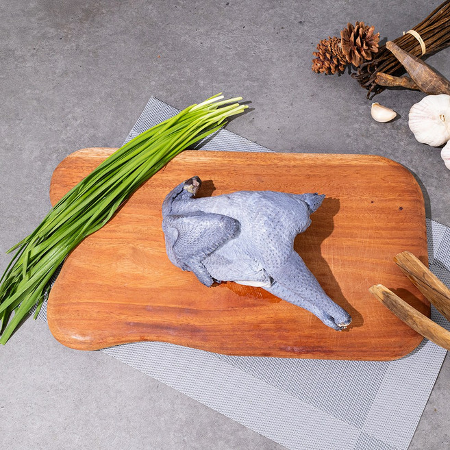 [APEC 영월오골계] 천기누설출연 동물복지인증농장 삼계탕용 백봉오골계 생닭 초복 백봉오골계 백숙, 1개, 851g