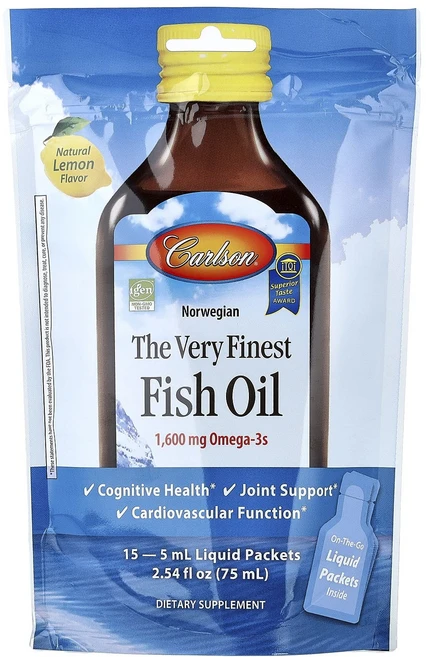 새해 첫좋은선물 Carlson 노르웨이산 피쉬 오일 천연 레몬 15팩 개당 5ml 제대로 할인합니다, Carlson노르웨이산최고급피쉬오일천연레몬15팩개당5m - 쿠팡