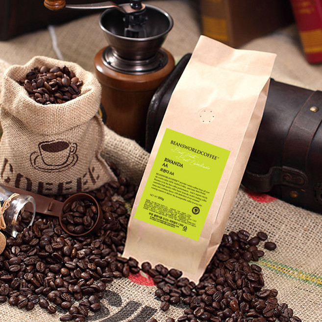 갓 볶은 르완다 AA 200g 원두커피, 가는분쇄(더치추출용), 1개