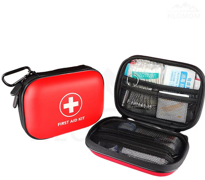 HLOMOM 便攜式急救包, 紅色, 1個