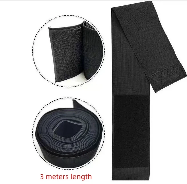 헬스 탄성 밴드 홈트 피트니스 다기능 텐션 로프 탄력 요가 페달 풀러 저항 핸드 그립 강화 장비 복부/허리/팔/다리 스트레칭 슬리밍 트레이닝용 색상 3 사이즈 1pc