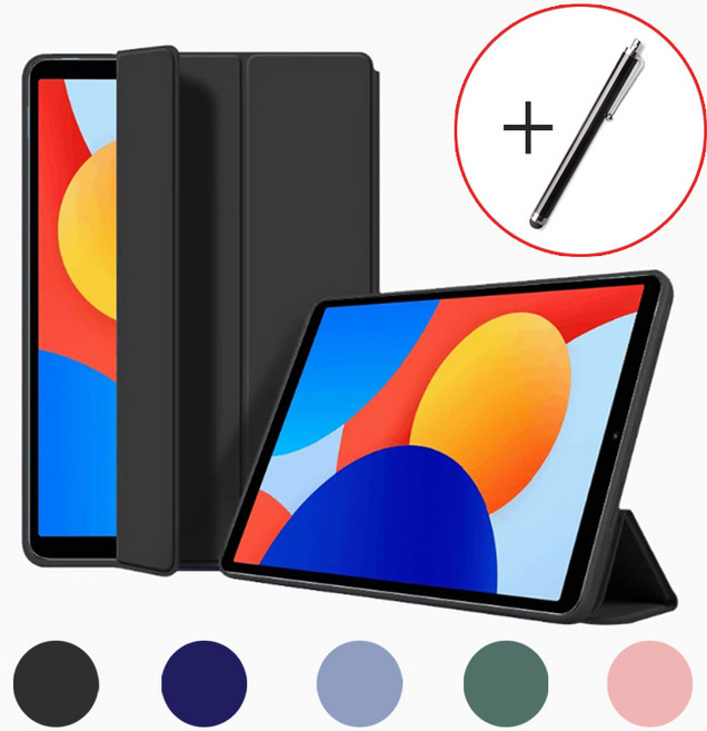 샤오미 레드미 패드 SE 8.7 케이스 TPU 플립 커버 Redmi Pad, 라벤더, 1개