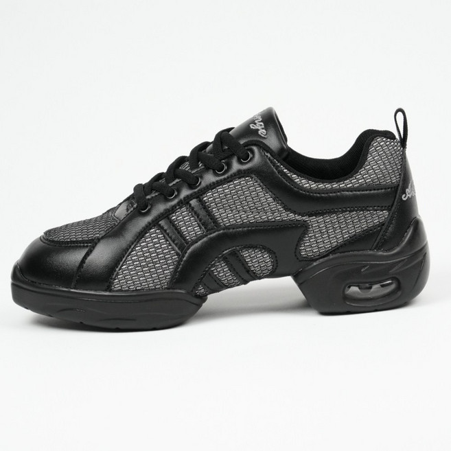 알롱제A2 메탈실버 재즈 라인댄스화, 240, 블랙