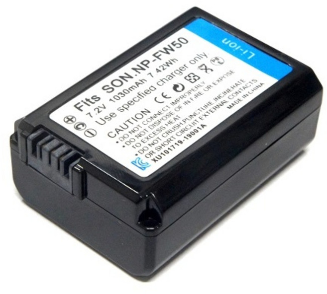 에이아이 소니 NP-FW50 호환 배터리 NEX-3 3N C3 F3 5T 5R 5N 6 7 A55 A3000 A5000 A5100 A6000 A6300 A6400 A6500, 1개, 에이아이 소니 NP-FW50 호환배터리