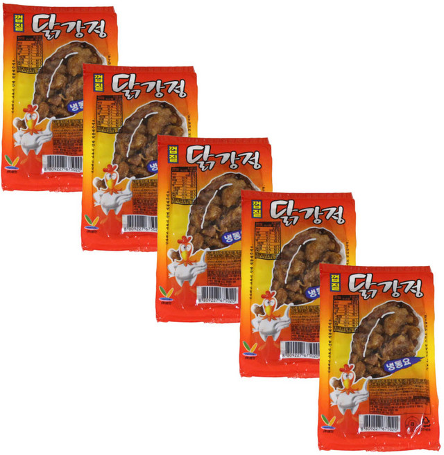 로만닭강정, 50g, 5개