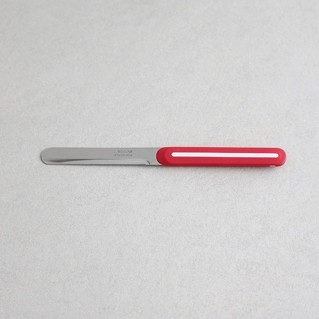 아르코스 스페인 테이블나이프 다용도 캠핑 빵칼 김밥칼, 1개, 레드