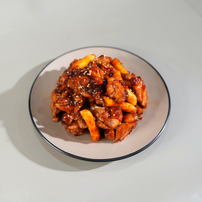엠지낭만푸드 숯불양념치킨 350g 냉동식품 간편조리, 순한맛