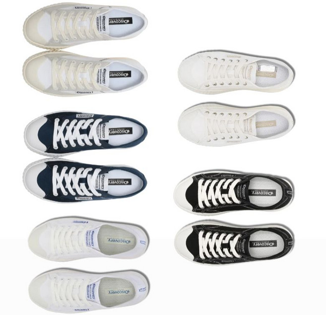 [백화점정품] 디스커버리 스니커즈 일상화 키높이 운동화 댄디룩