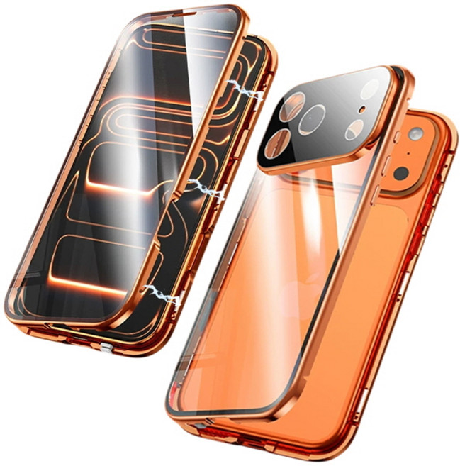 아이폰17 17에어 17프로 17프로맥스 17e 9H 강화유리 마그네틱 풀커버 핸드폰 케이스