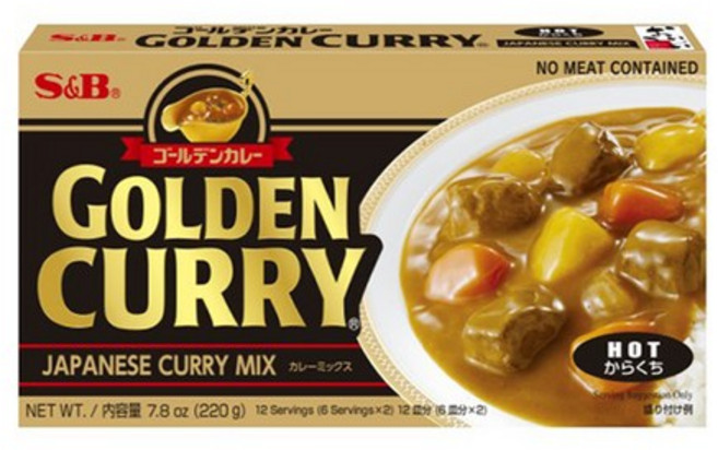 푸드올마켓_ S&B 골든카레 매운맛 220g, 1개