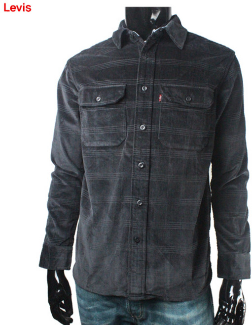 리바이스 코듀로이 체크셔츠 19587-0302 릴렉스드핏