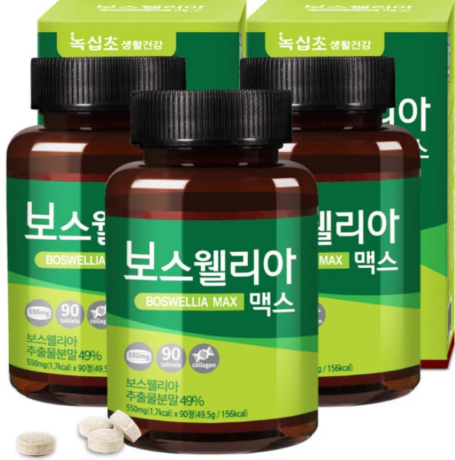 관절영양 보스웰리아 360정 (90정 X 4병), 90정, 4개 - 쿠팡