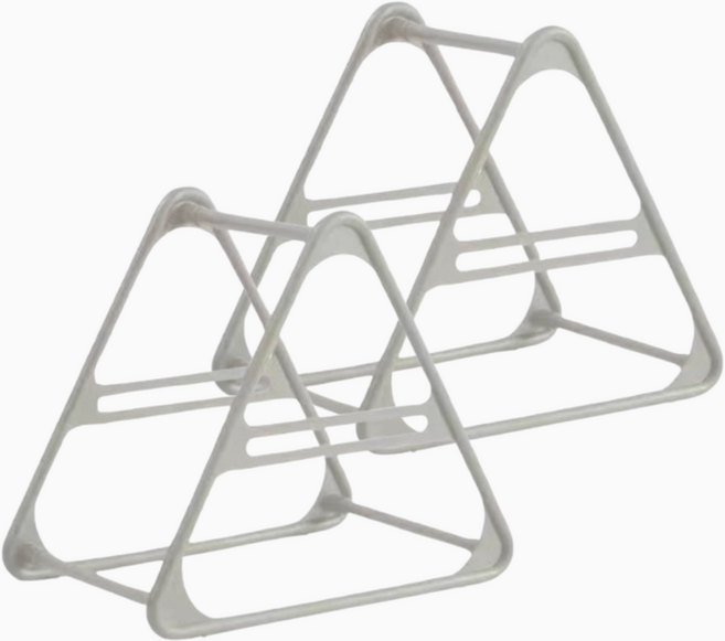 블루리빙 다기능 옷걸이 정리대, 그레이, 2개