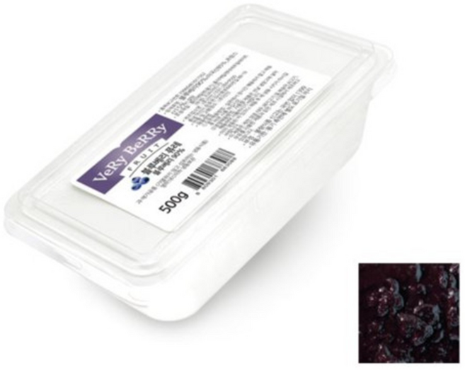 베리베리 블루베리퓨레 500g *아이스박스포장, 1개
