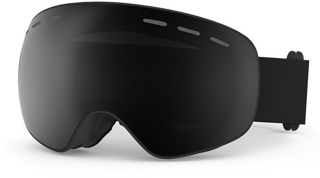 雙層防霧滑雪鏡 防風沙可卡近視男女護目鏡, 1個, 如圖所示