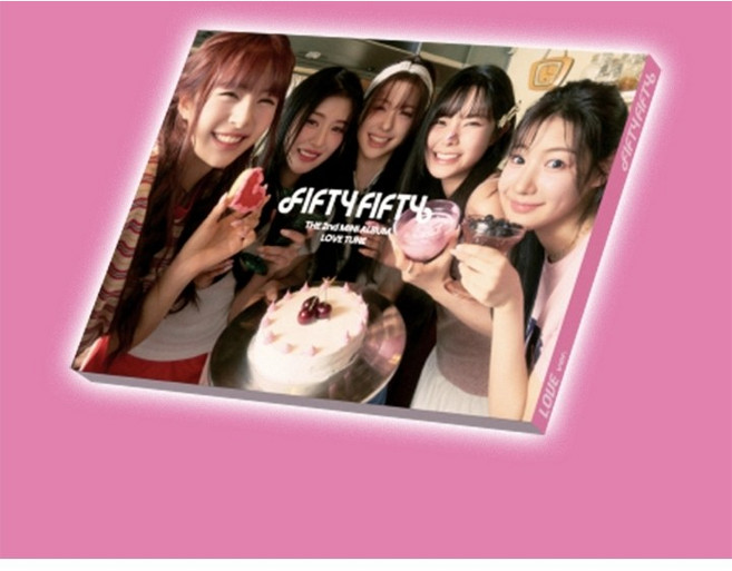 피프티피프티 앨범 2집 Love Tune 러브튠 love 러브 ver. + 정품 공식 포토카드 1종 미공개 포카 미공포, 문샤넬