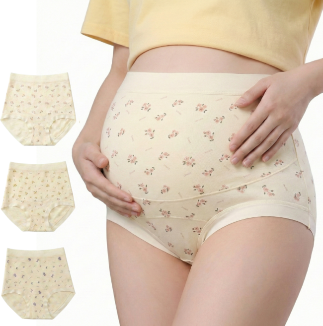 마미소프트 여성용 모달 순면 임산부 팬티 3종 세트