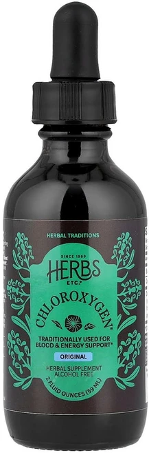 허브Etc ChlorOxygen 엽록체 농축물 무알코올 59 ml(2 fl oz), HEC31902, 1개, 59ml - 쿠팡