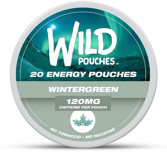 Wild 20 x 120mg Caffeine Pouches Nicotine Free Wintergreens - Can of Energy Pouch, Wild 20 x 120mg Caffeine Pouch, 1개 - 쿠팡