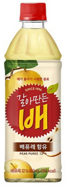 해태 갈아만든배 pet 500ml, 6개
