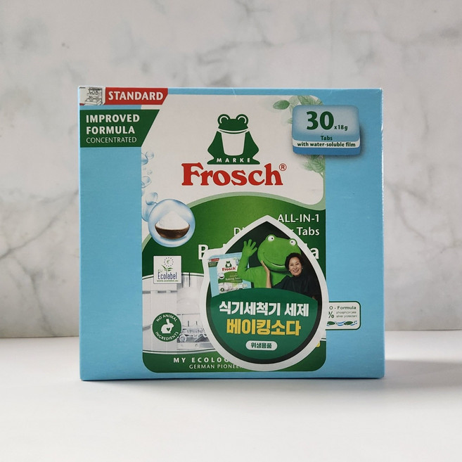 [프로쉬] 독일 올인원 식기세척기세제 베이킹소다, 18g, 1개