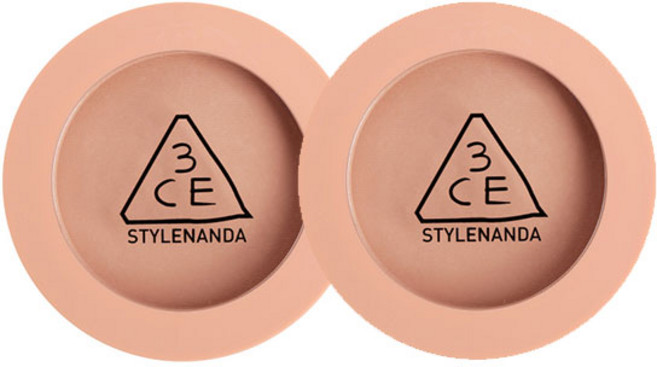 3CE 페이스 블러쉬, NUDE PEACH, 2개