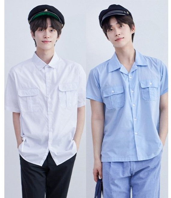 [교복몰] (대여)남자 옛날교복 반팔 셔츠 교복대여