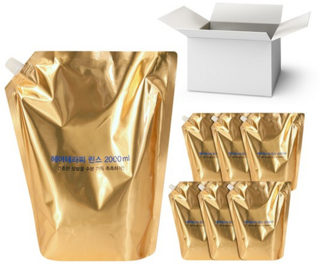 헤어테라피 린스 리필 1박스 2000mlx6개, 2L, 단품없음