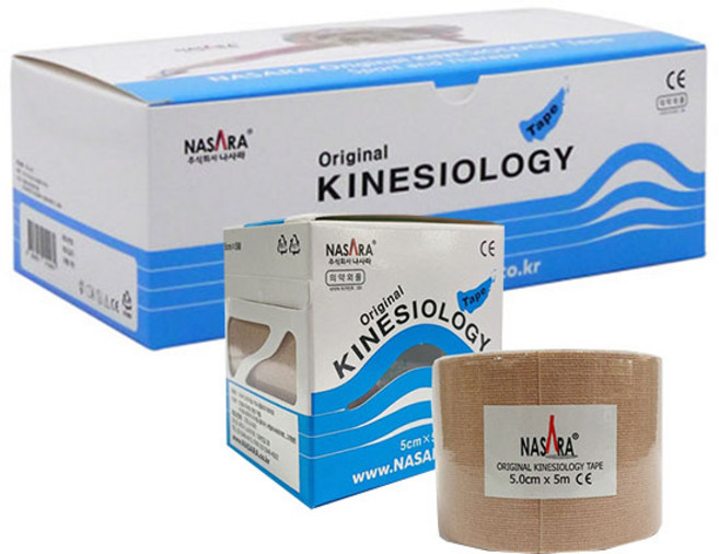 나사라 키네시올로지 테이프 1BOX(6롤) 스포츠 테이핑, 1세트