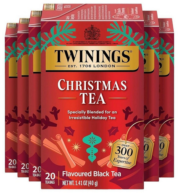 트와이닝 레몬 앤 진저 허브티 티백 20개 6팩 217046