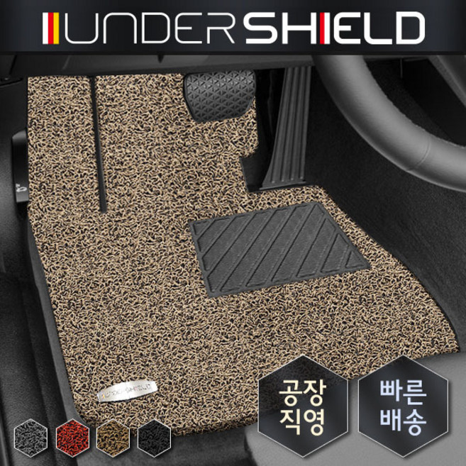 언더쉴드 현대 제네시스 자동차 코일 매트 운전석 조수석 전용 두께 18mm, 디올뉴 그랜저 GN7 4륜_ 운전석+조수석 코일매트