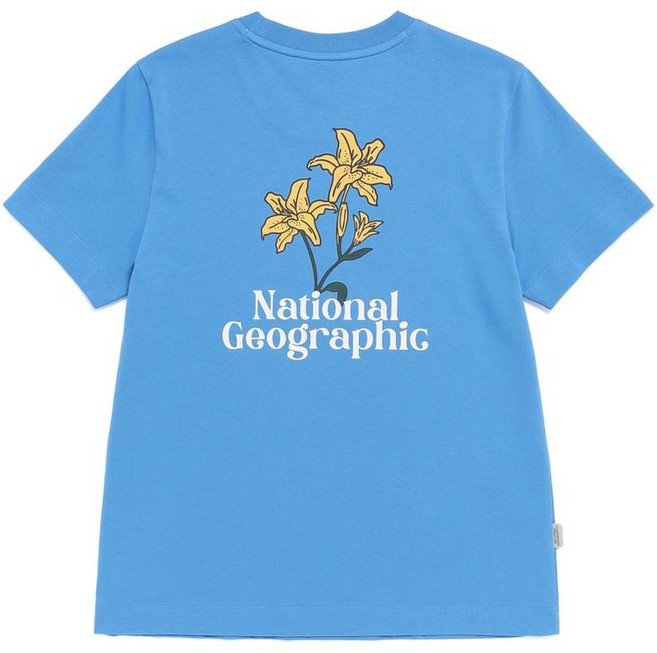 내셔널지오그래픽 NATIONALGEOGRAPHIC N262WTS981 [AEROSILVER] 여성 아비스 그래픽 반팔 티셔츠 MARINE BLUE
