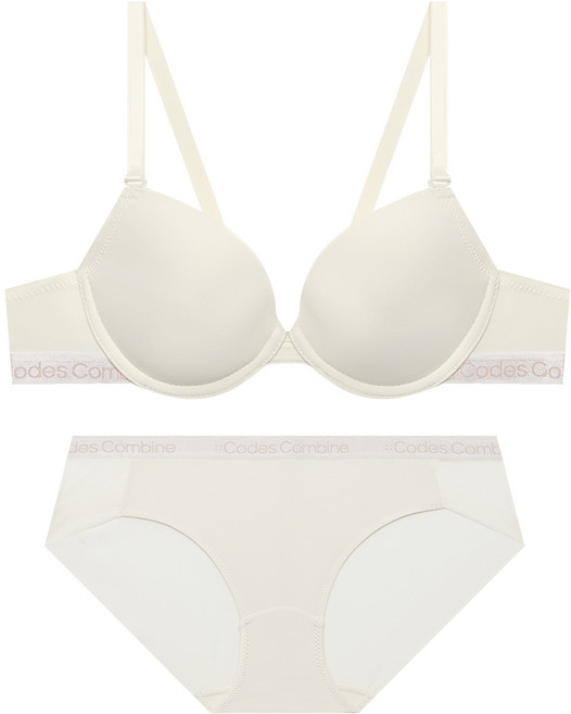 코데즈컴바인 이너웨어 파스텔 샤인밴드 브라팬티세트