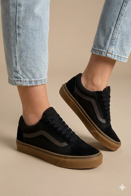 반스 vans 올드스쿨 - (위워드 검) 블랙검 VN000D7ZB9M1