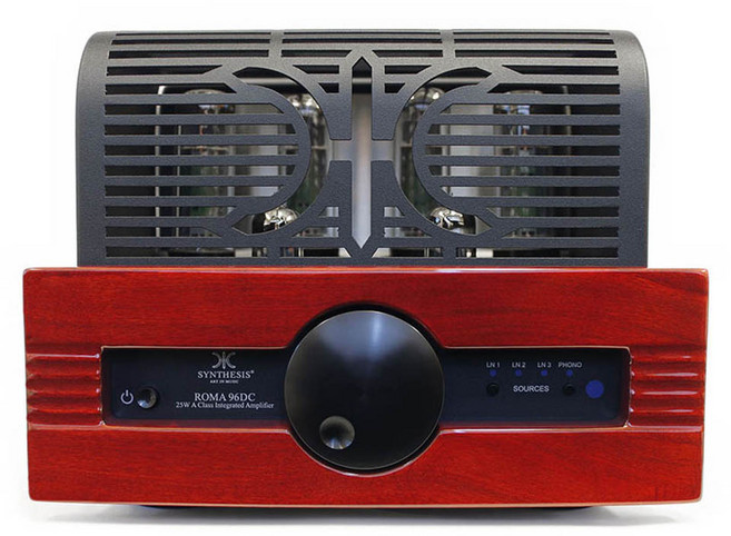 SYNTHESIS 真空管綜合擴大機 25W A類, ROMA 96DC, 紅桃木