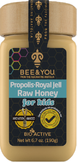 비앤유 키즈 프로폴리스 로열젤리 꿀 간식, 190g, 1개