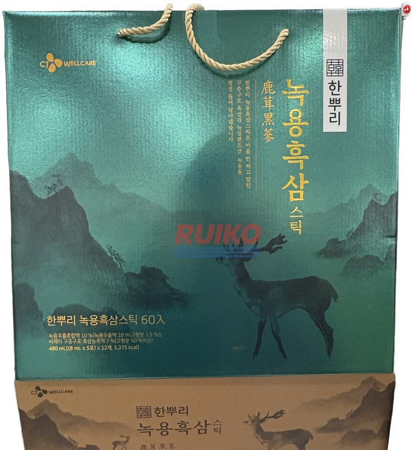 한뿌리 녹용흑삼스틱 8ml x60 명절선물 설 추석 코스트코, 60개