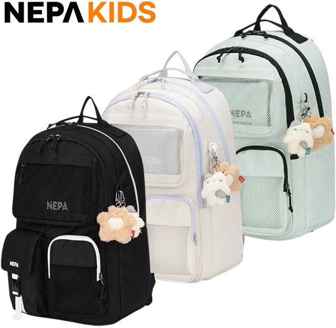 [매장발송] 네파키즈 남여 학생 가방 스쿨백 파우치포함 20리터 고학년 신학기 수납력 좋은 가벼운 백팩