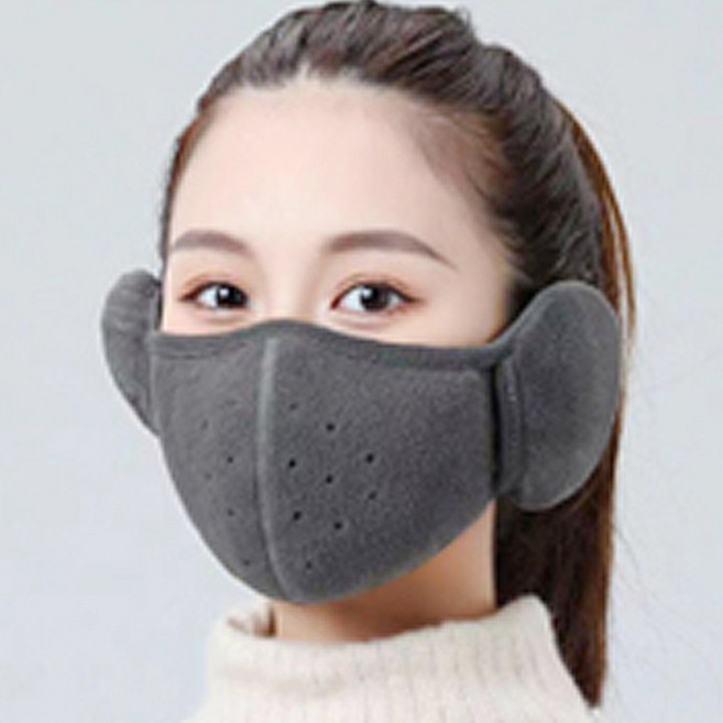 주닉스 귀도리 방한마스크 겨울 스포츠 마스크, 귀도리 방한마스크-챠콜